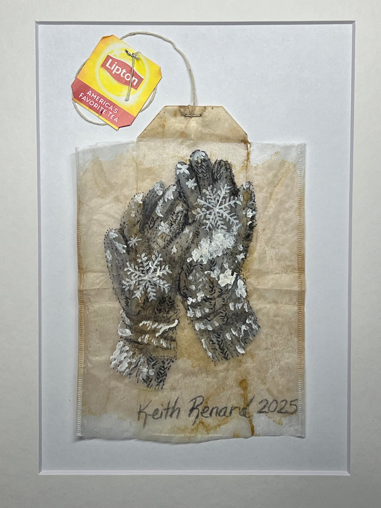 Winter mittens Snowflake
