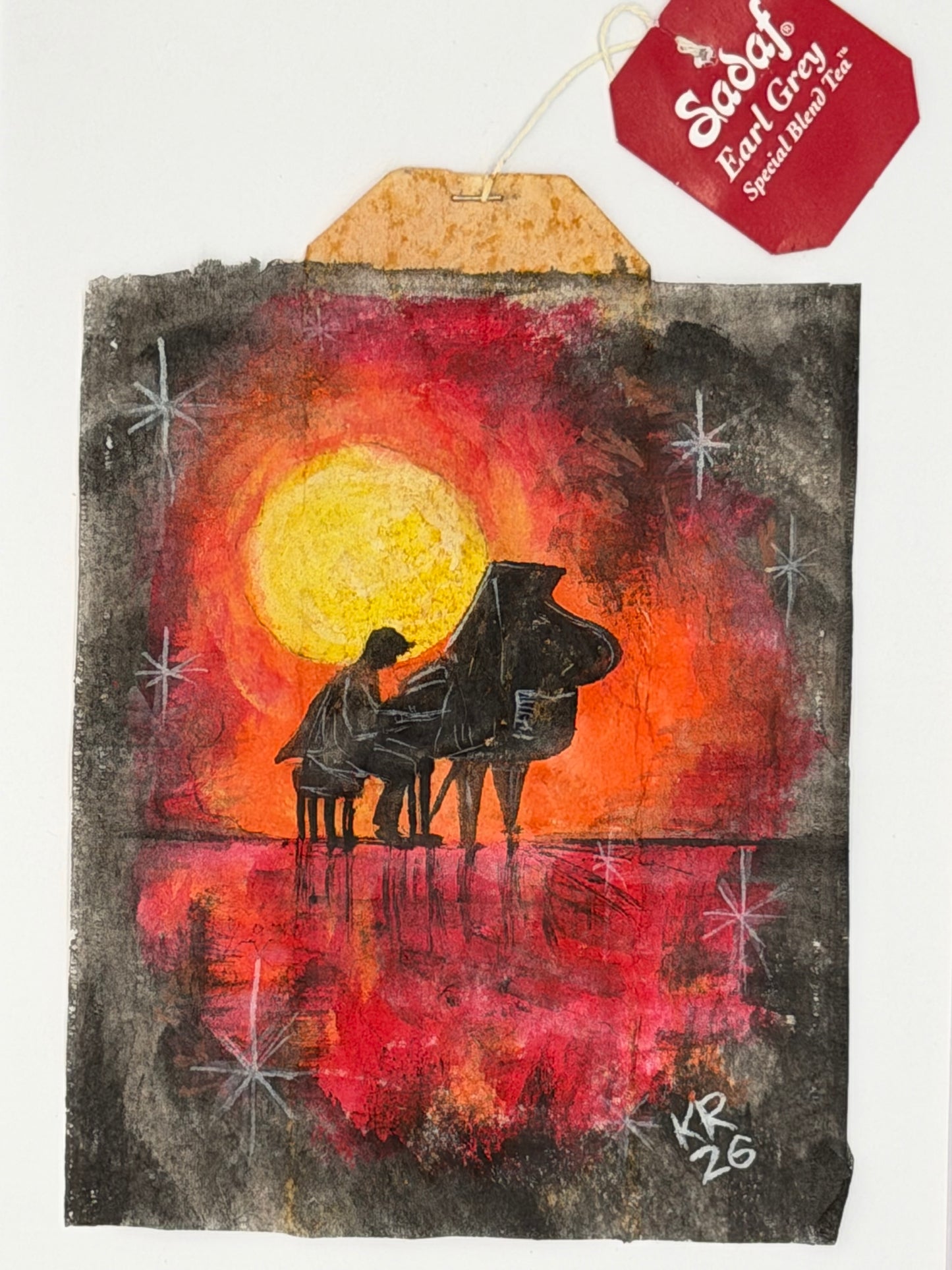 Painterly Piano Player