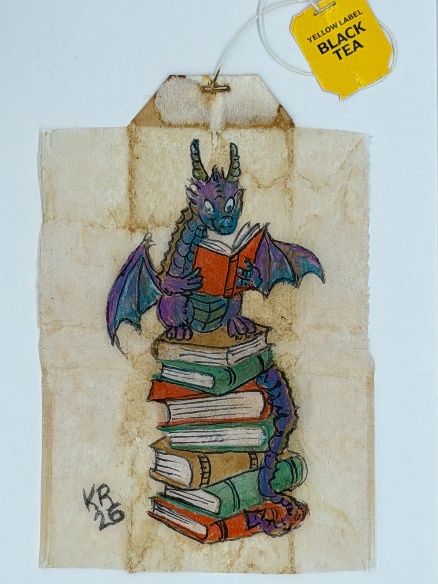 Book stack Dragon