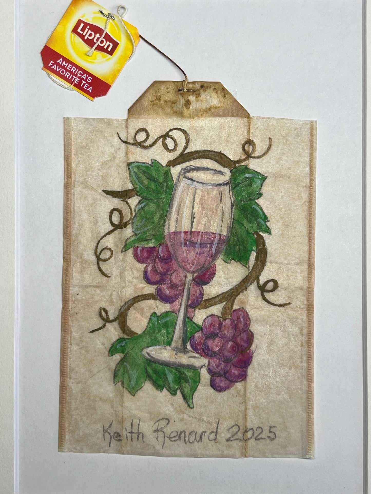 Purple Grape Wine