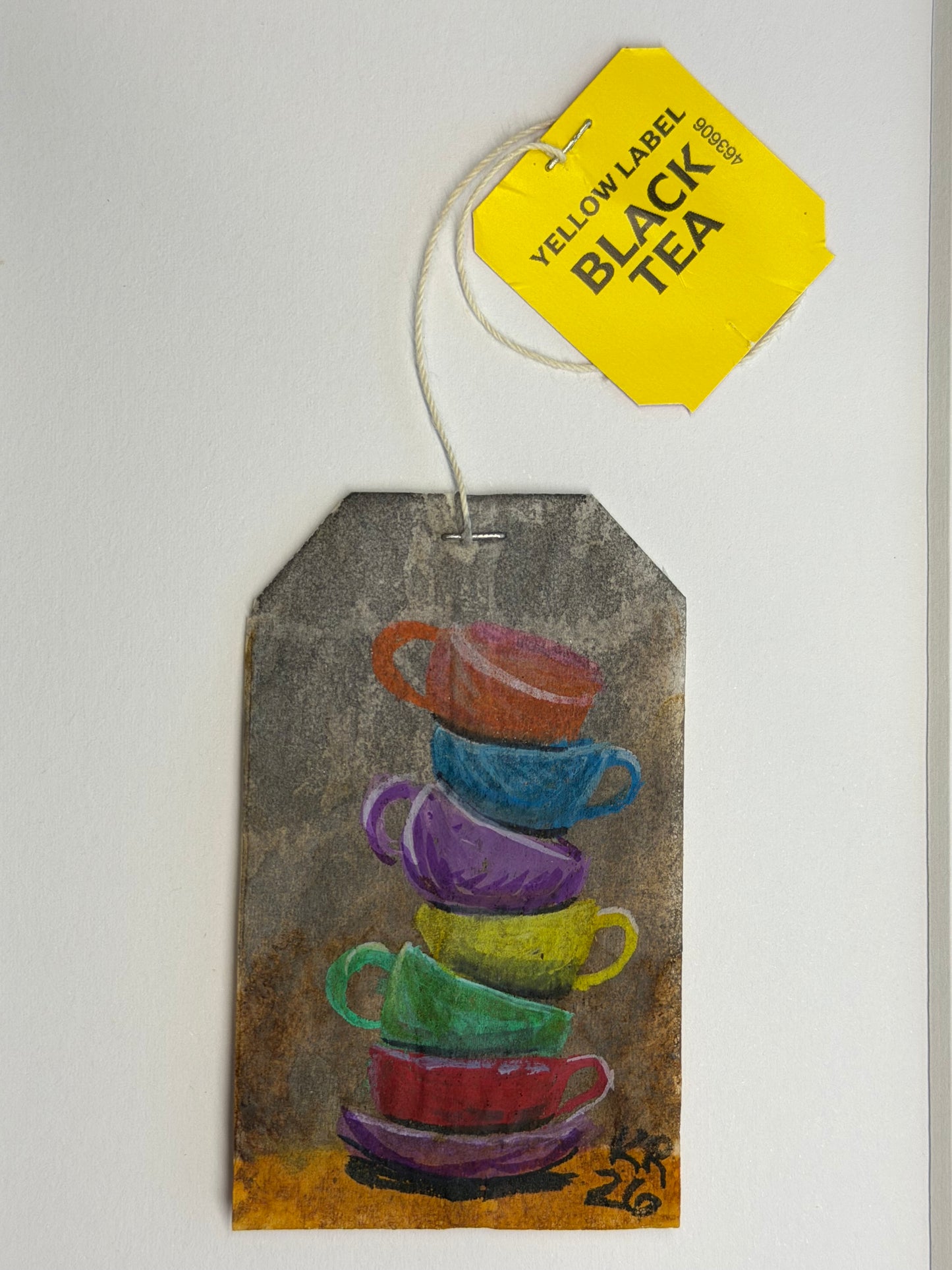Mini Teabag Teacup stack