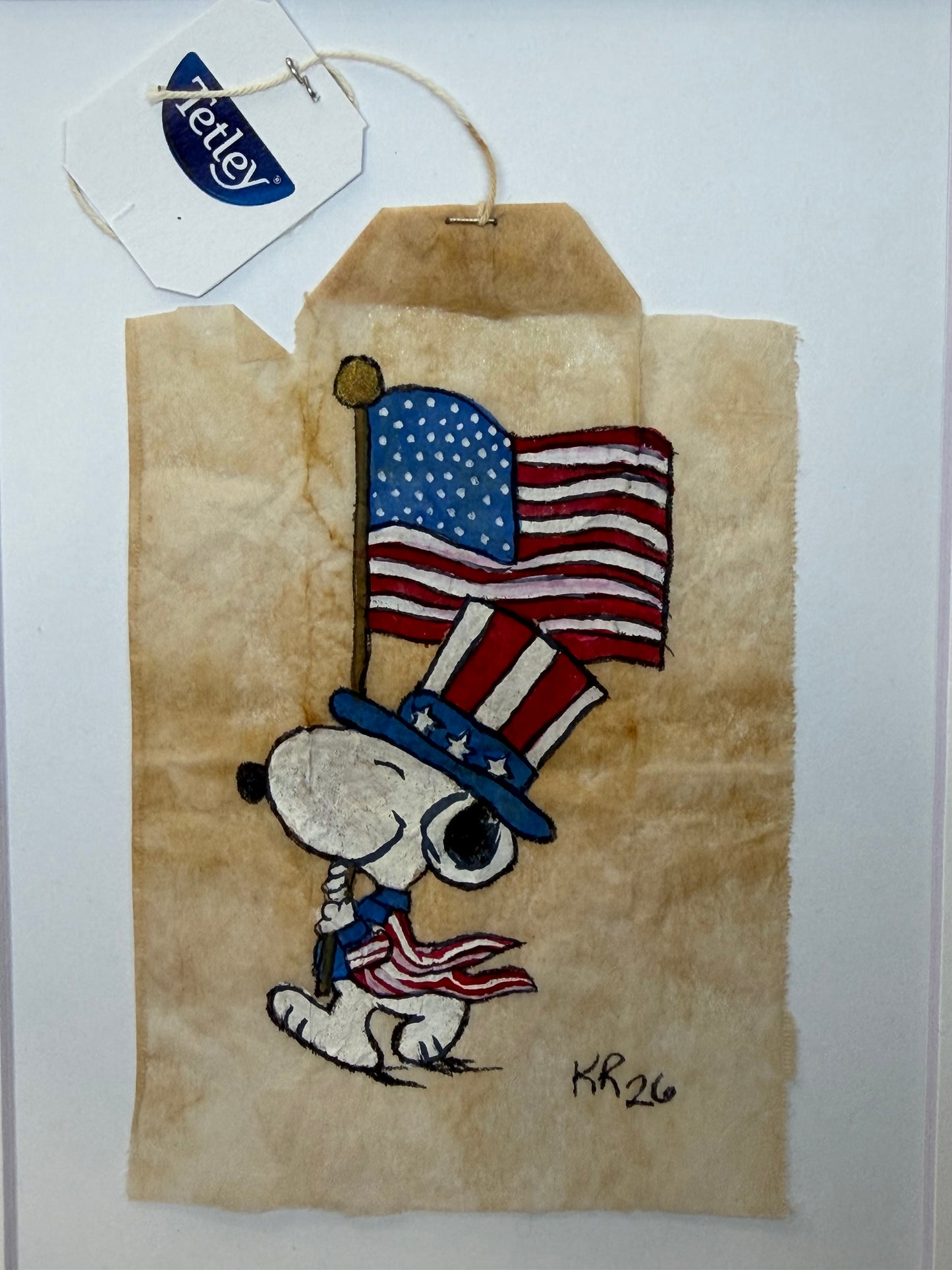 Snoopy with American Flag