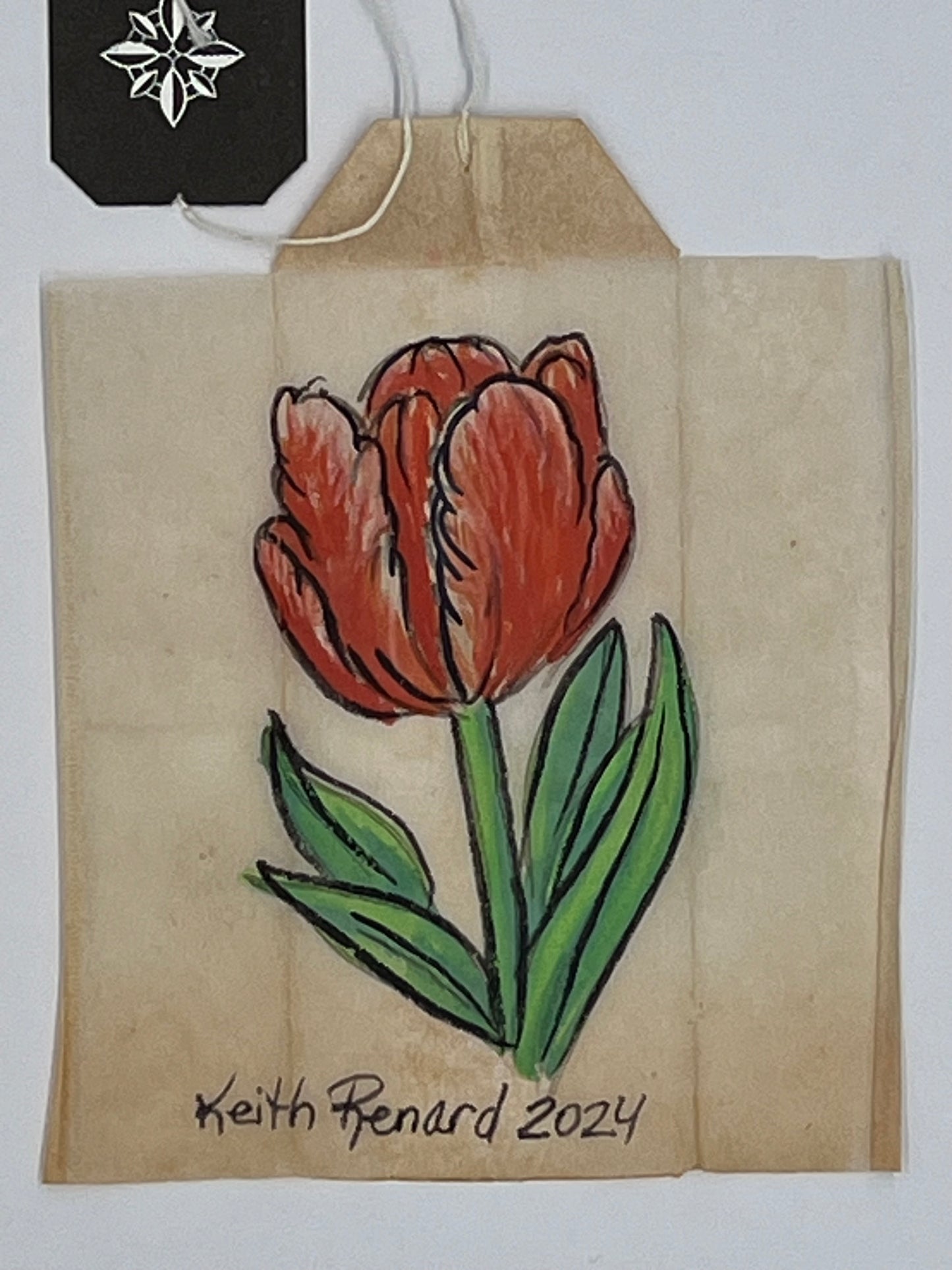 Orange tulip