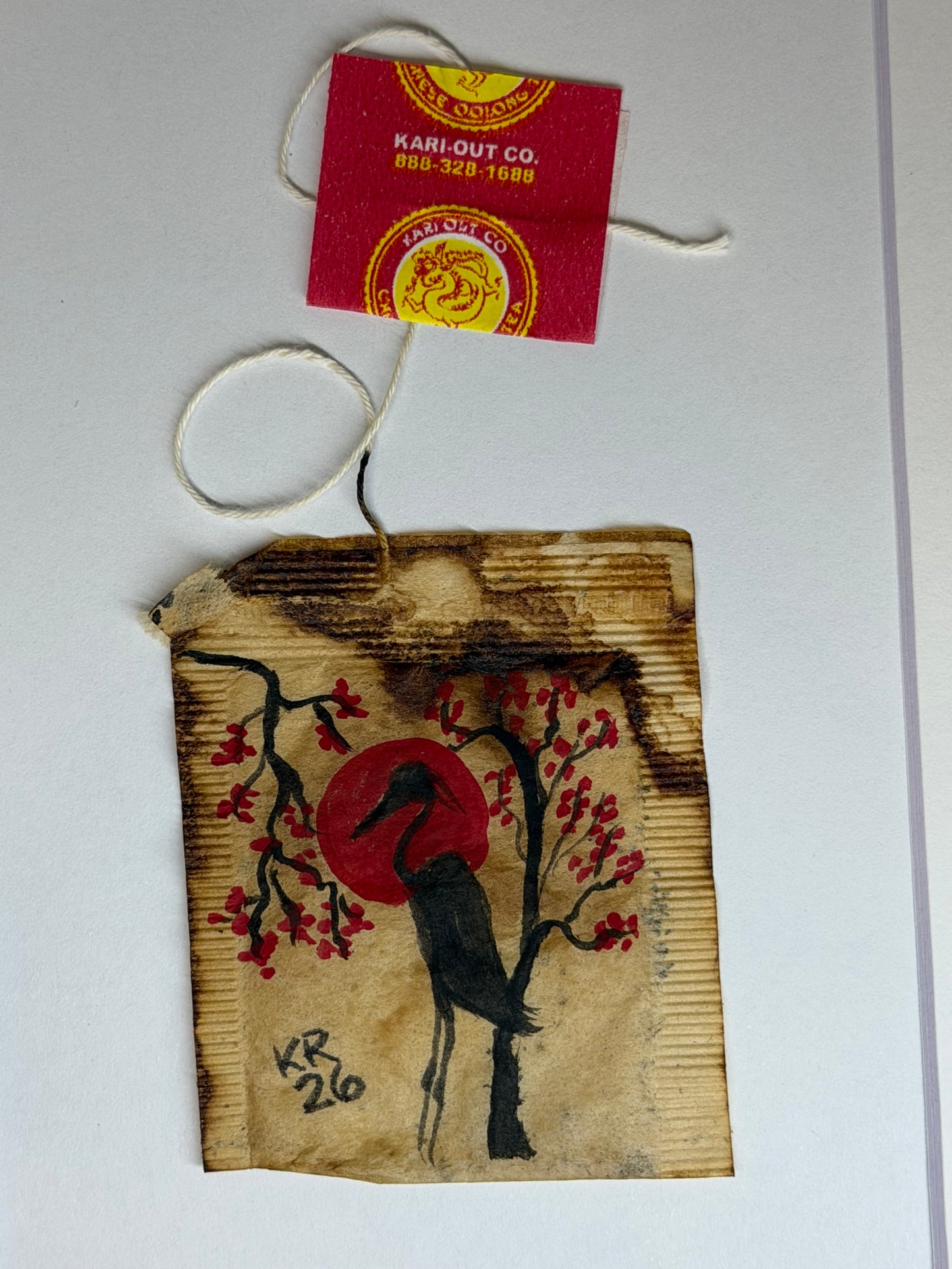 Mini Teabag Chinese Crane