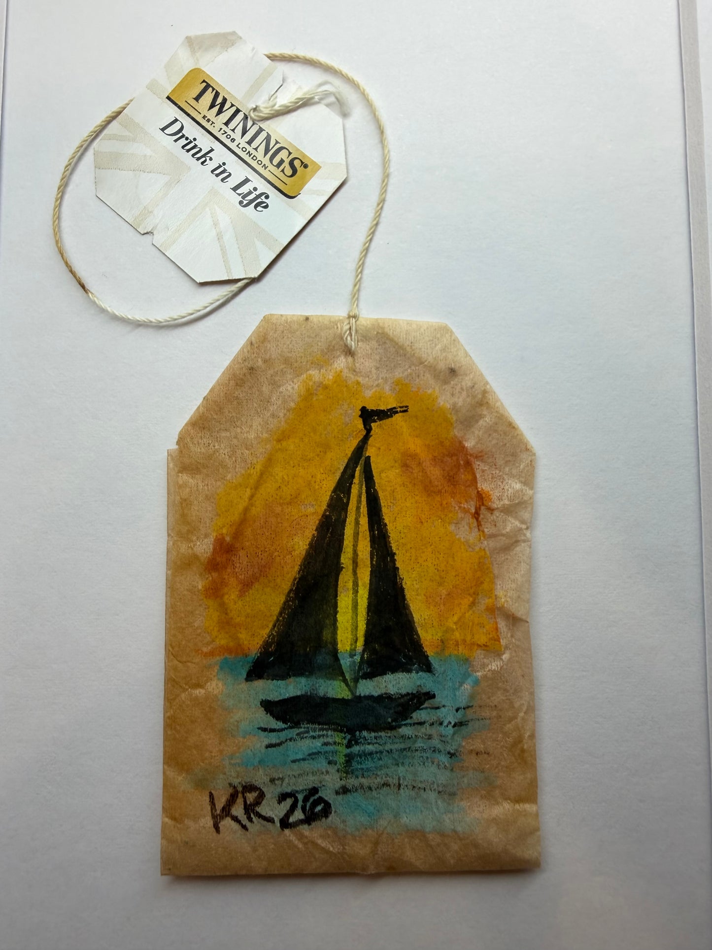 Mini Teabag Sailboat