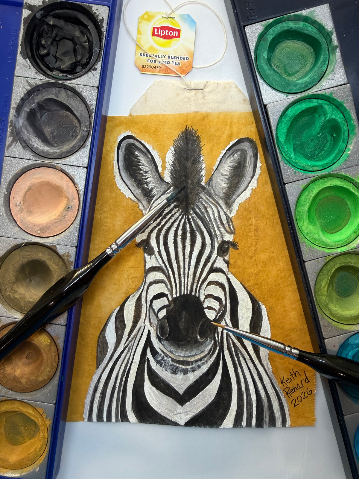 Philadelphia Zoo Art 11x14 framed