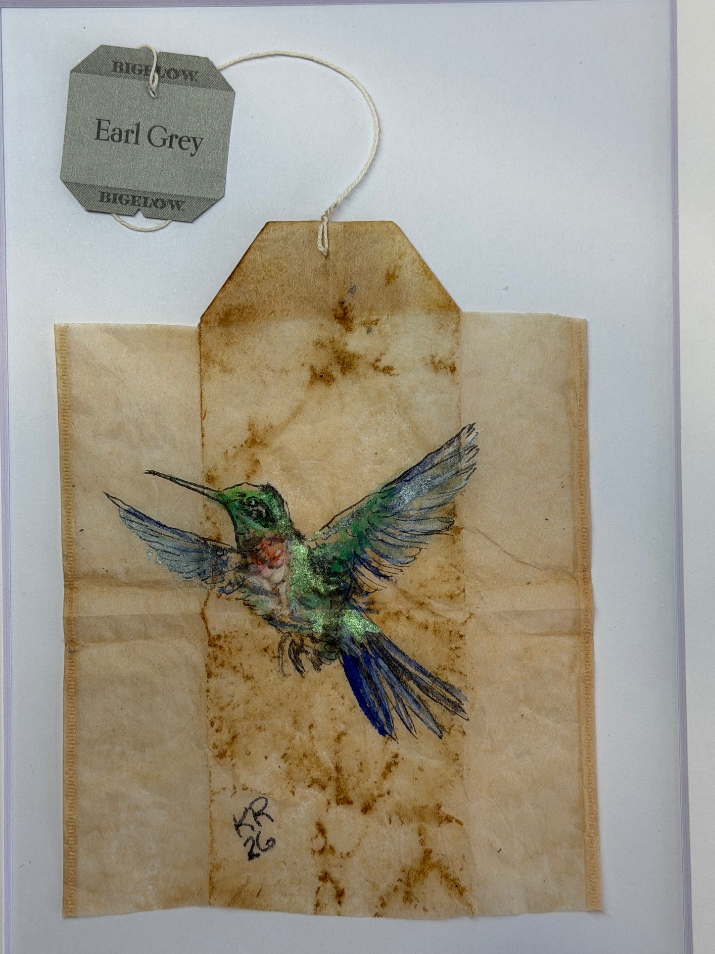 Hummingbird Green and Blue