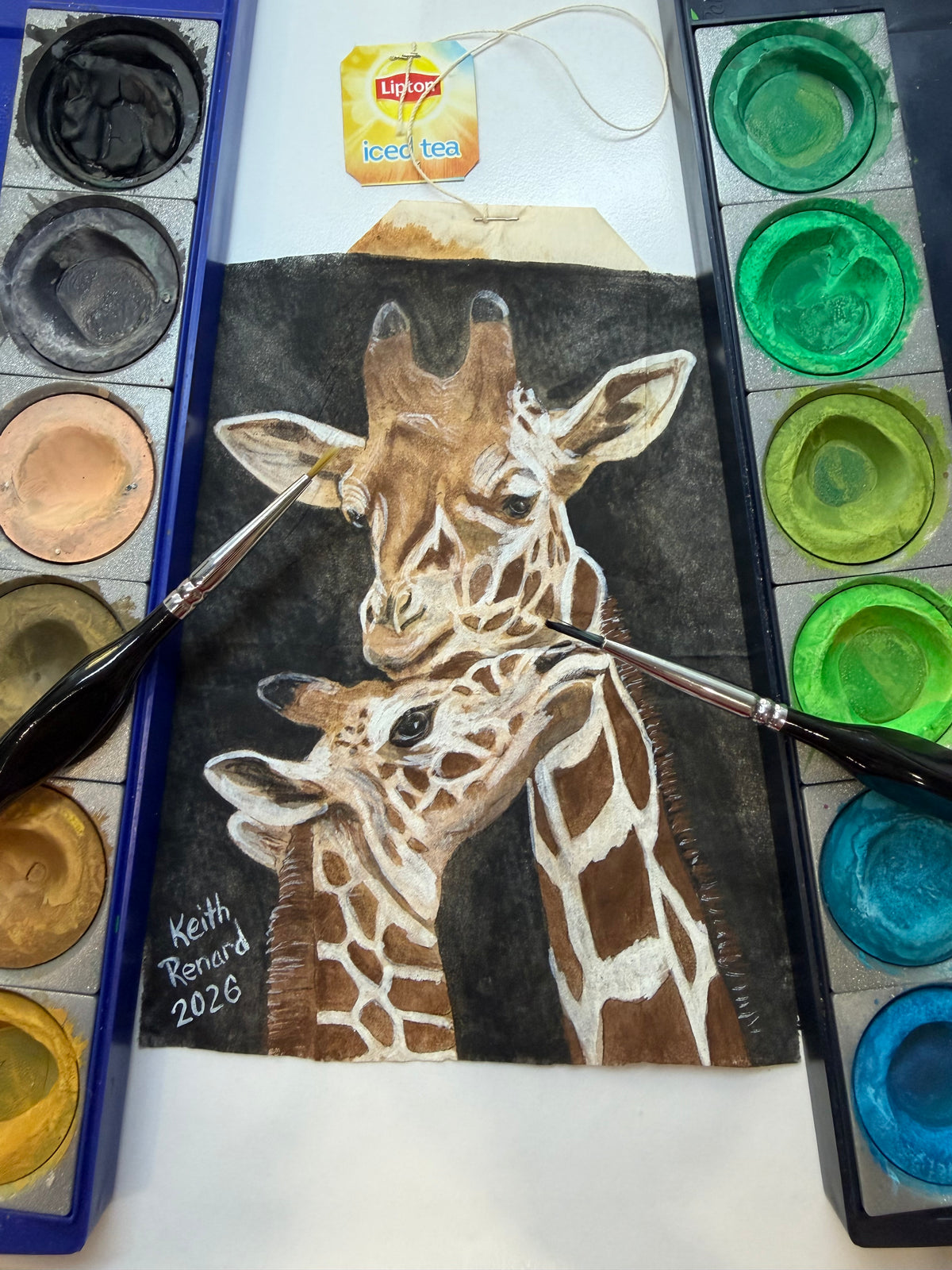 Philadelphia Zoo Art 11x14 framed