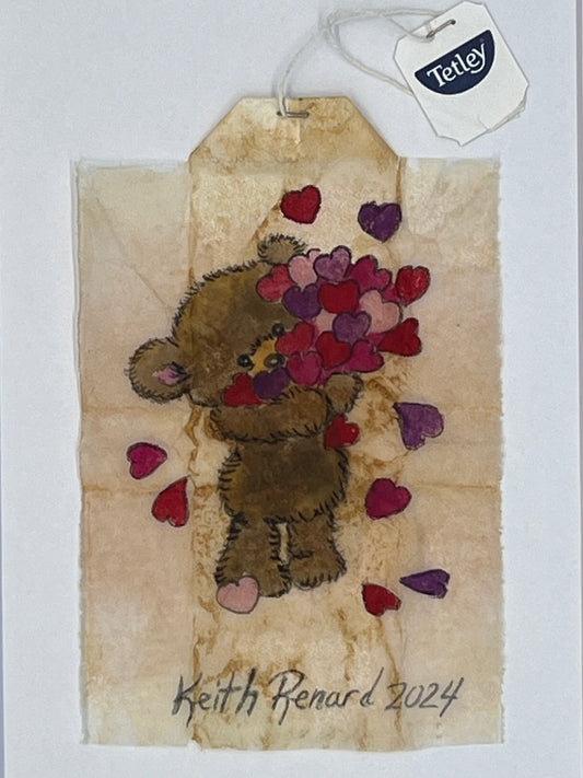 Bear with hearts