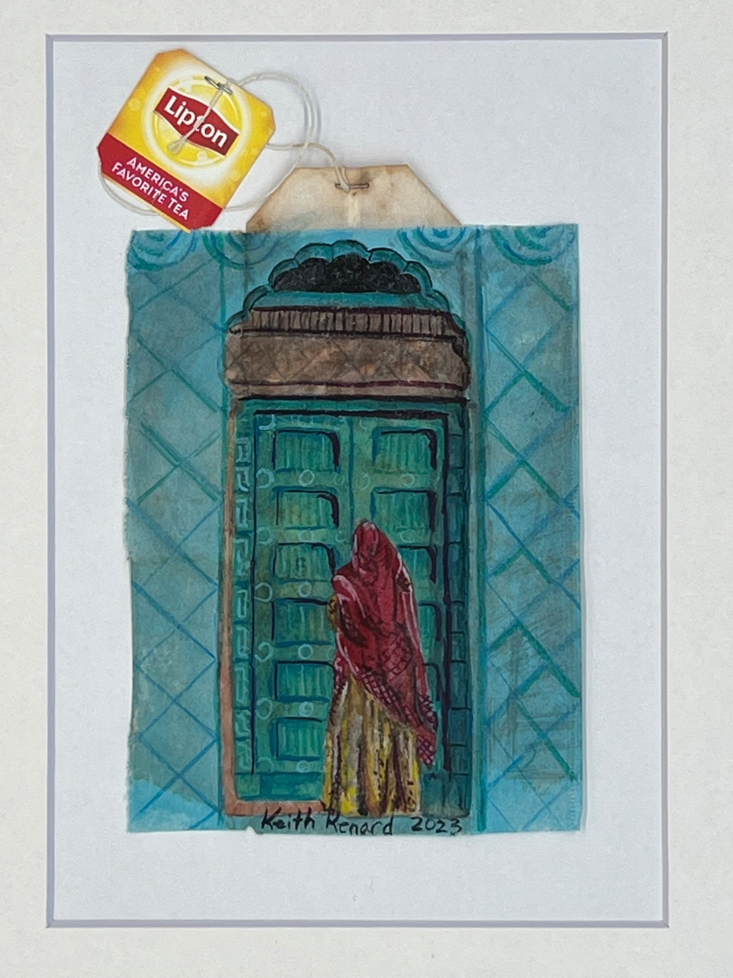 Lady at Door