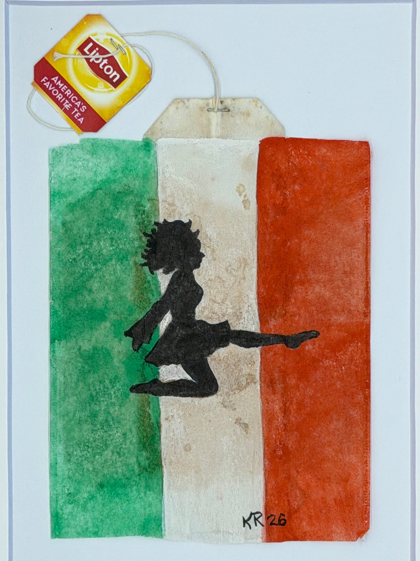 Irish Dancer with Irish Flag