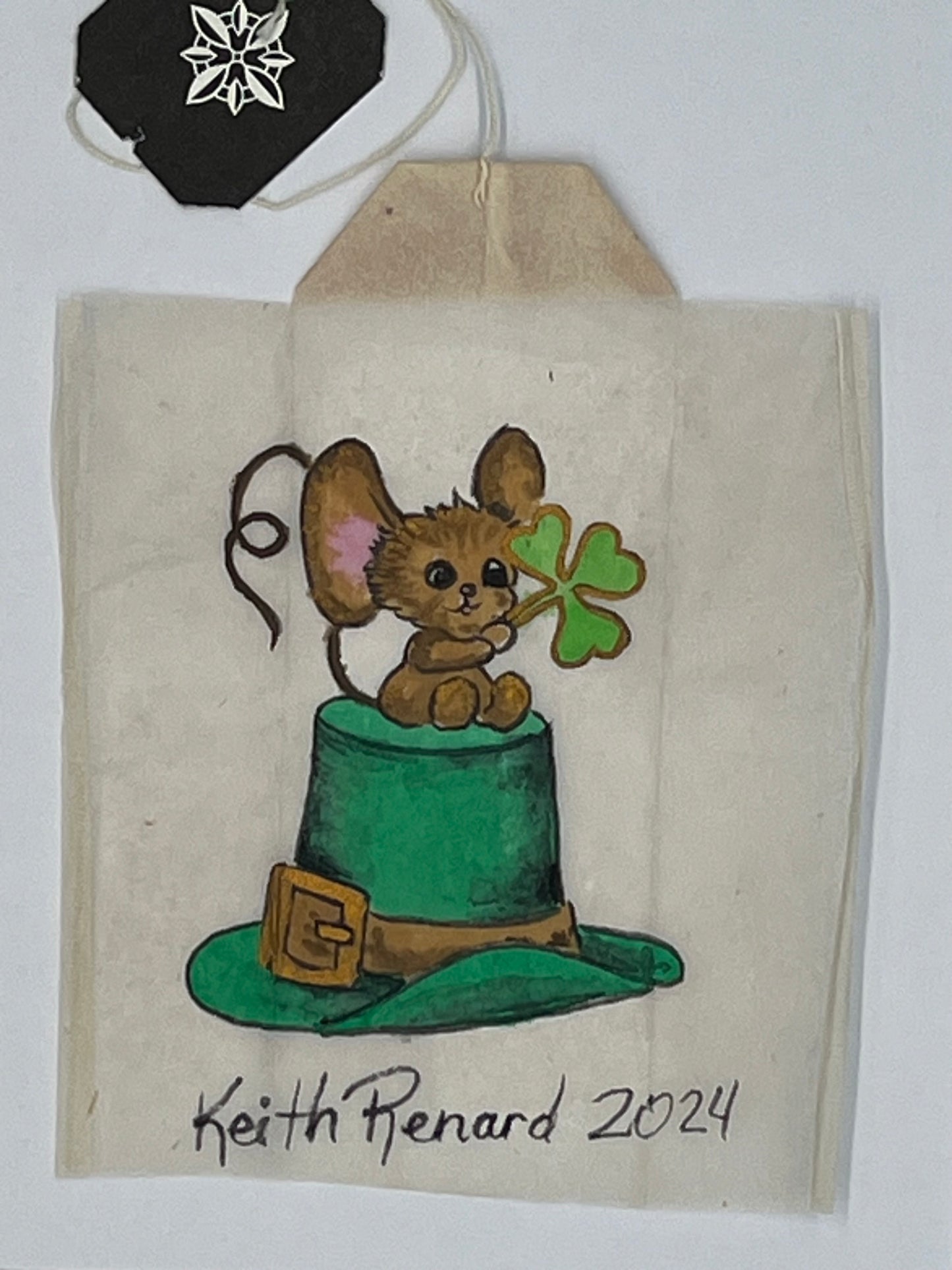 Irish Mouse on Hat