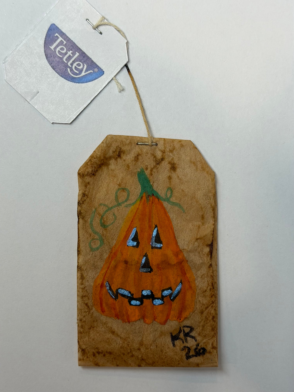 Mini Teabag Halloween Jack-o-Lantern