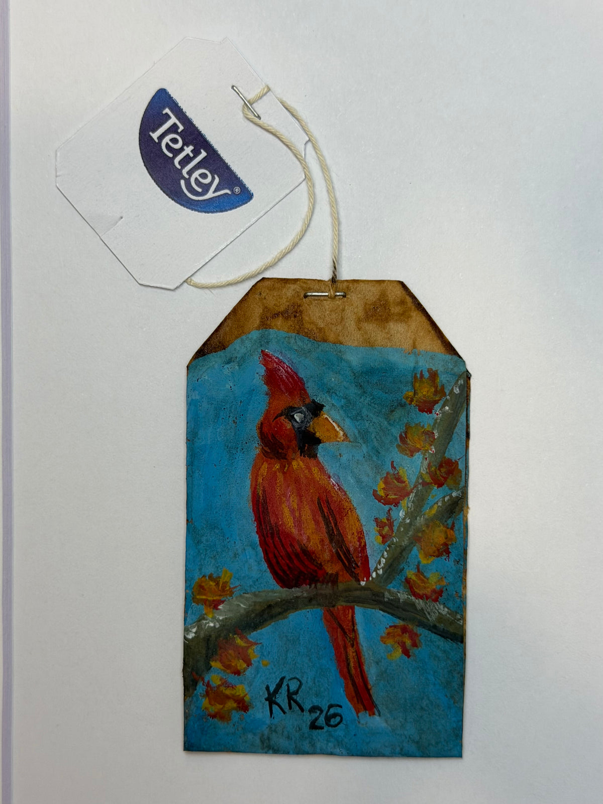 Mini Teabag Cardinal