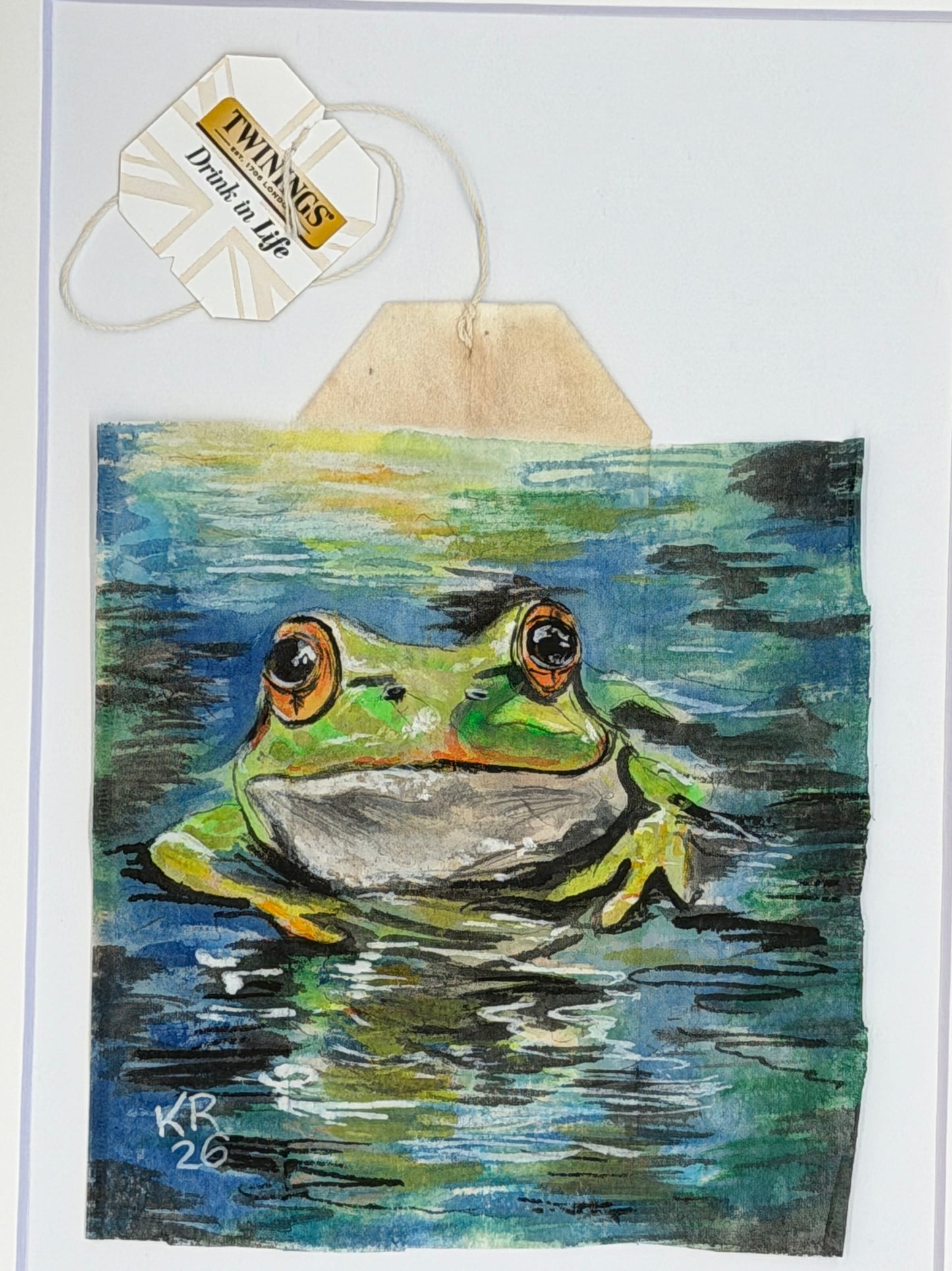 Frog in water