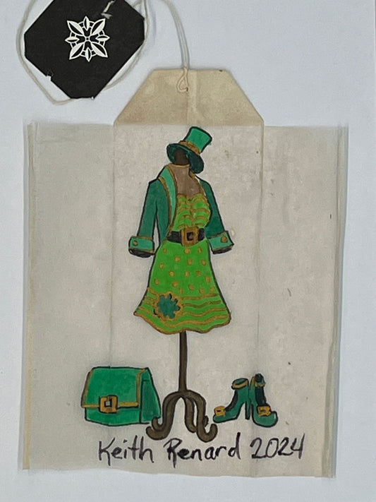 Irish dress form with Hat