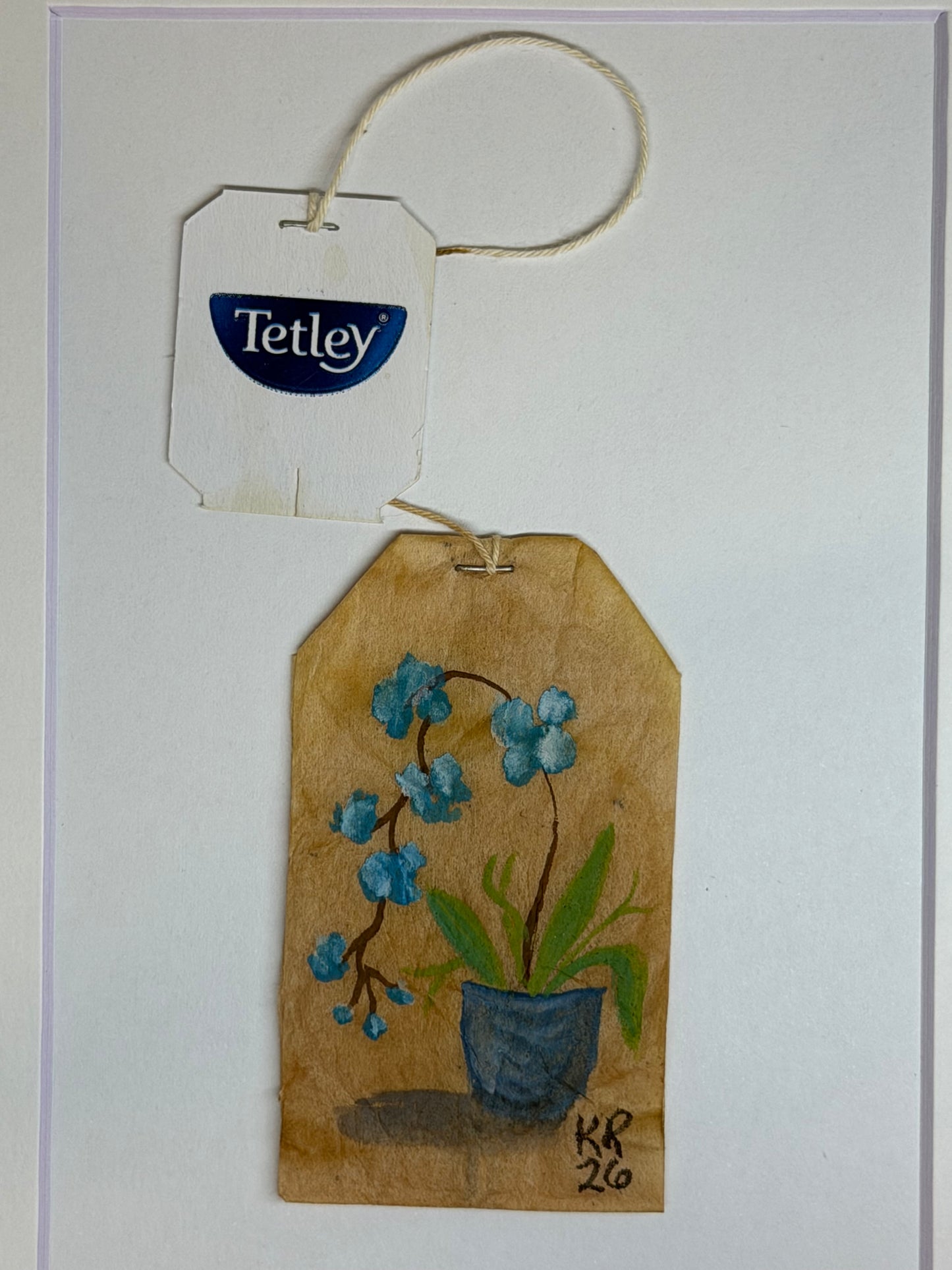 Mini Teabag Blue Orchid