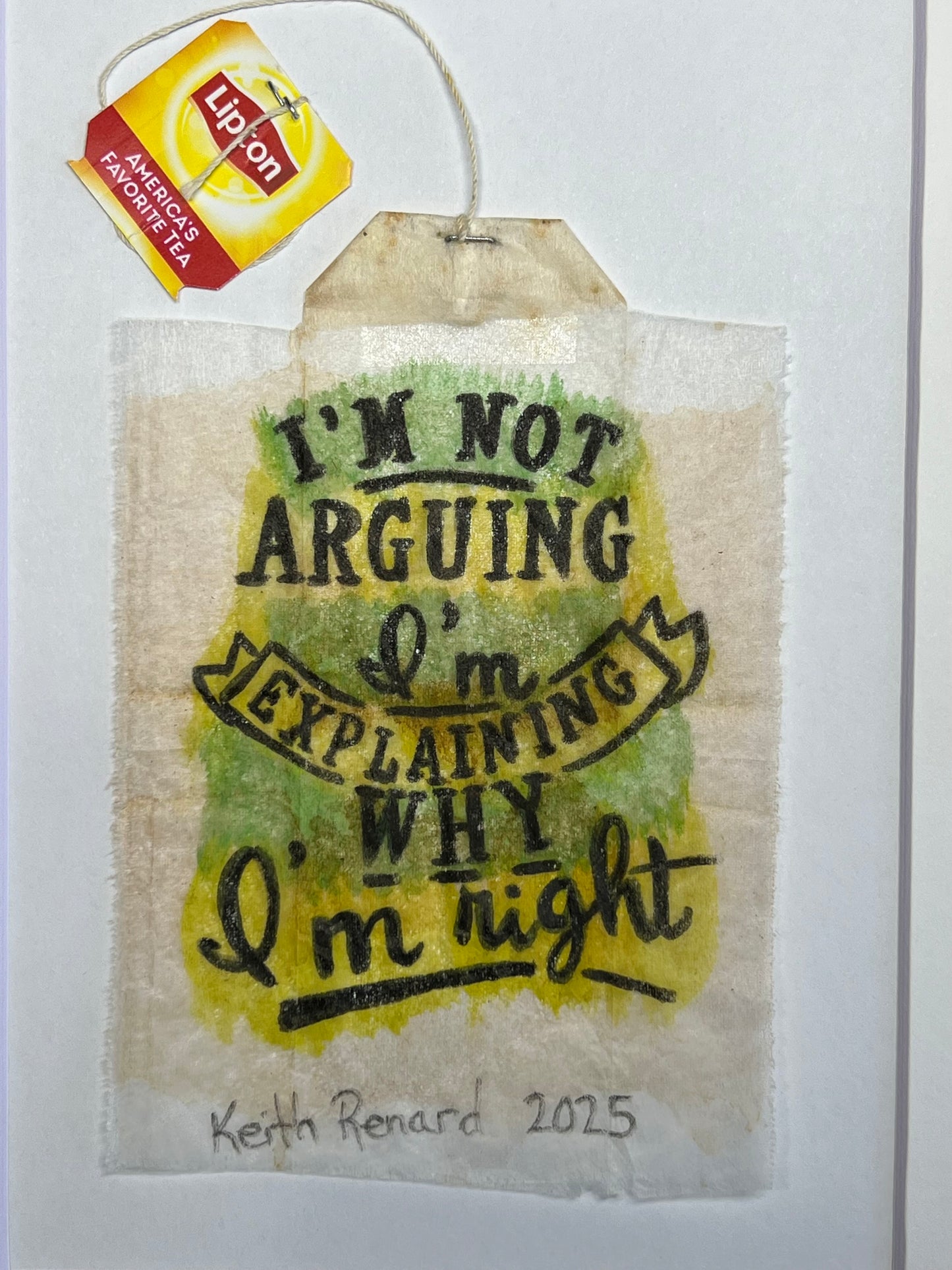 I'm not arguing I'm explaining why i'm right