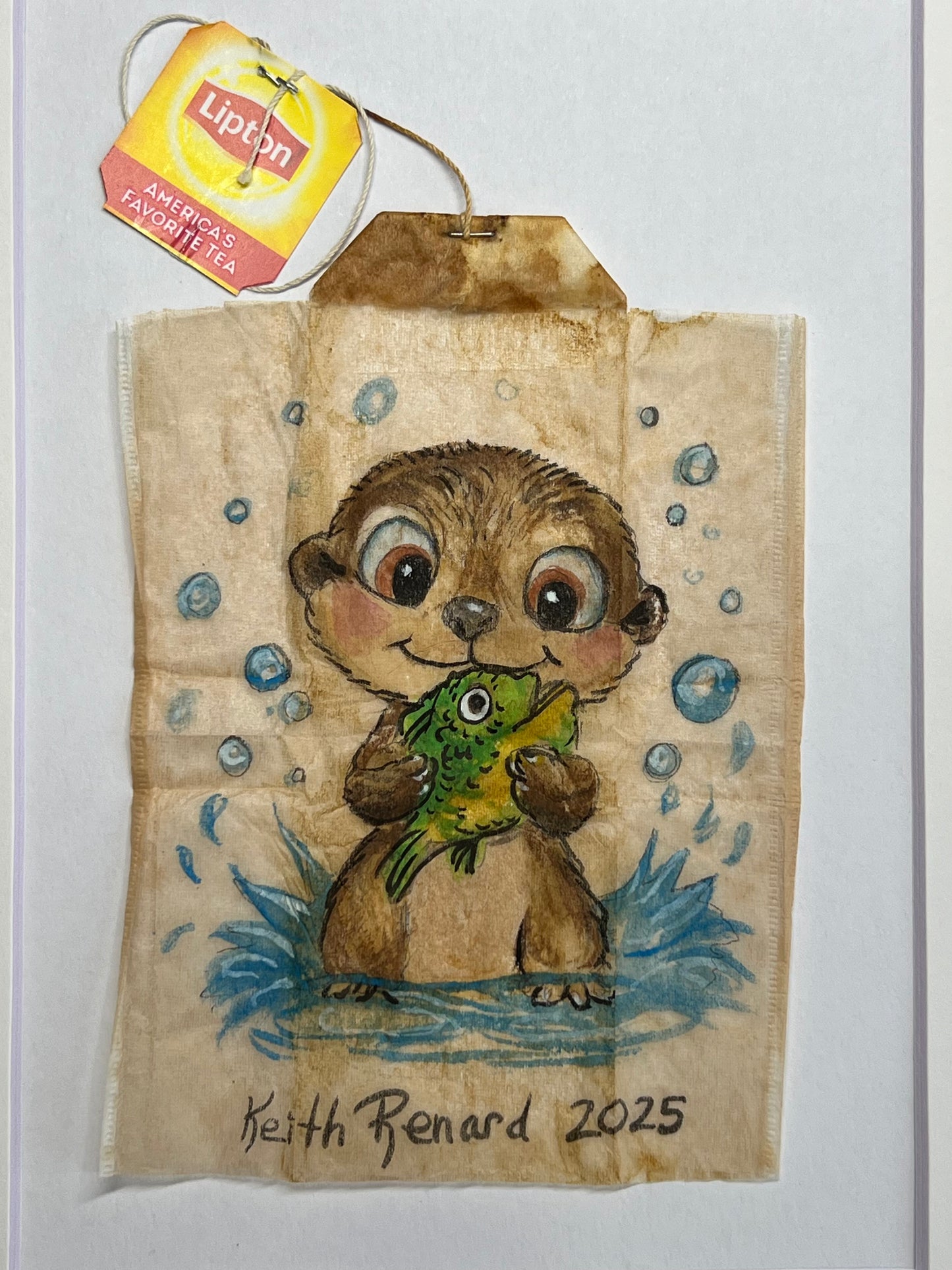 Otter with Fish