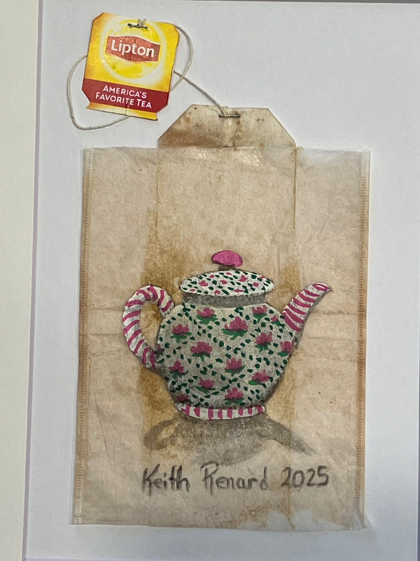 Teapot Pink flowers