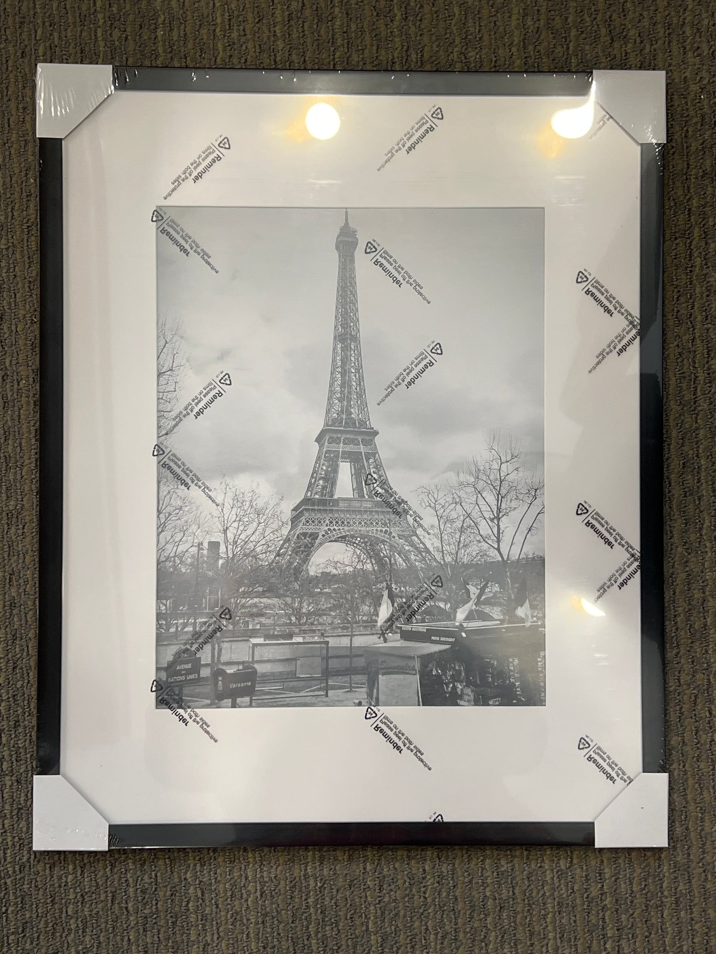Standard 16x20 Black picture frame