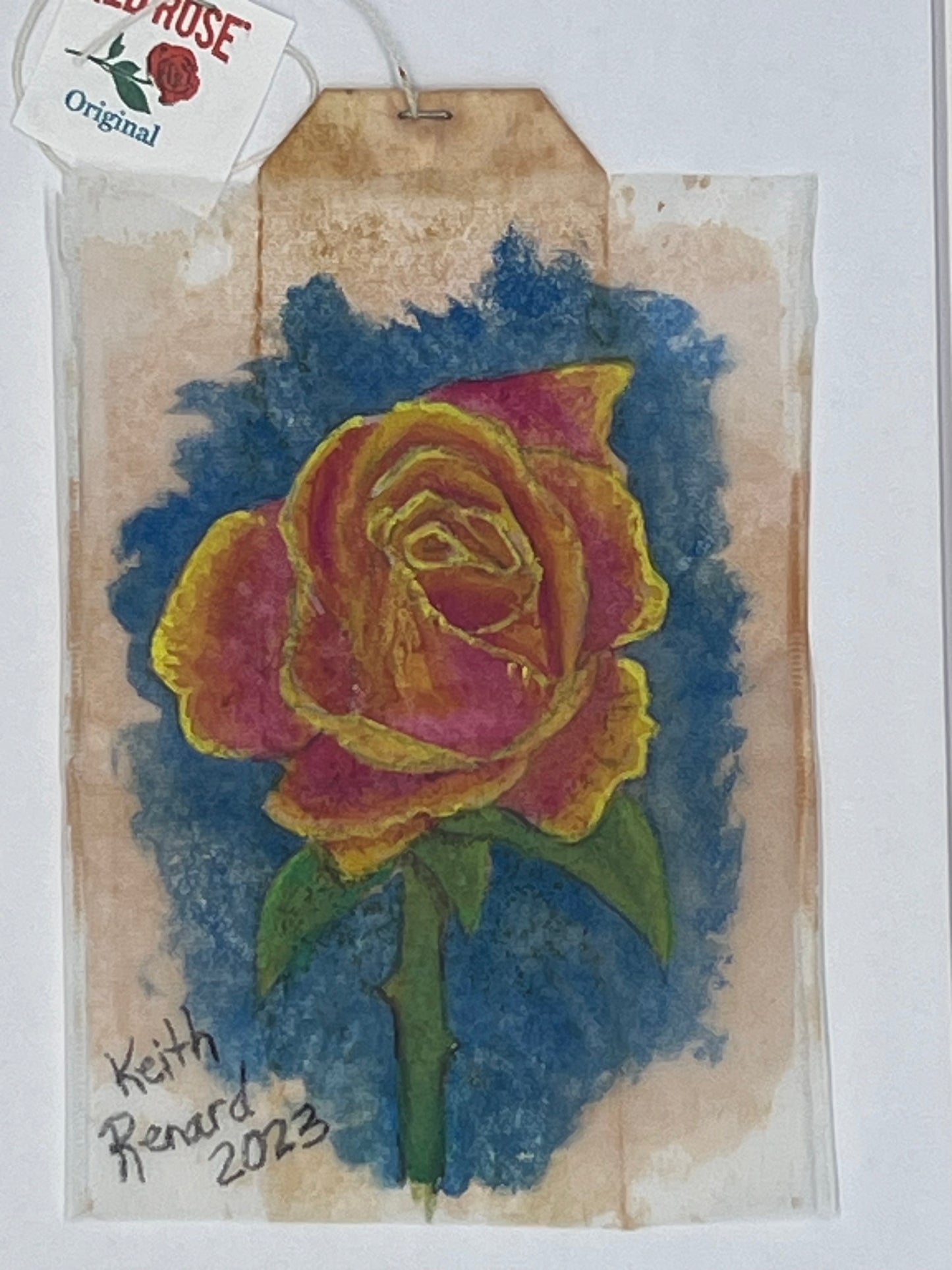 Orange Yellow Rose