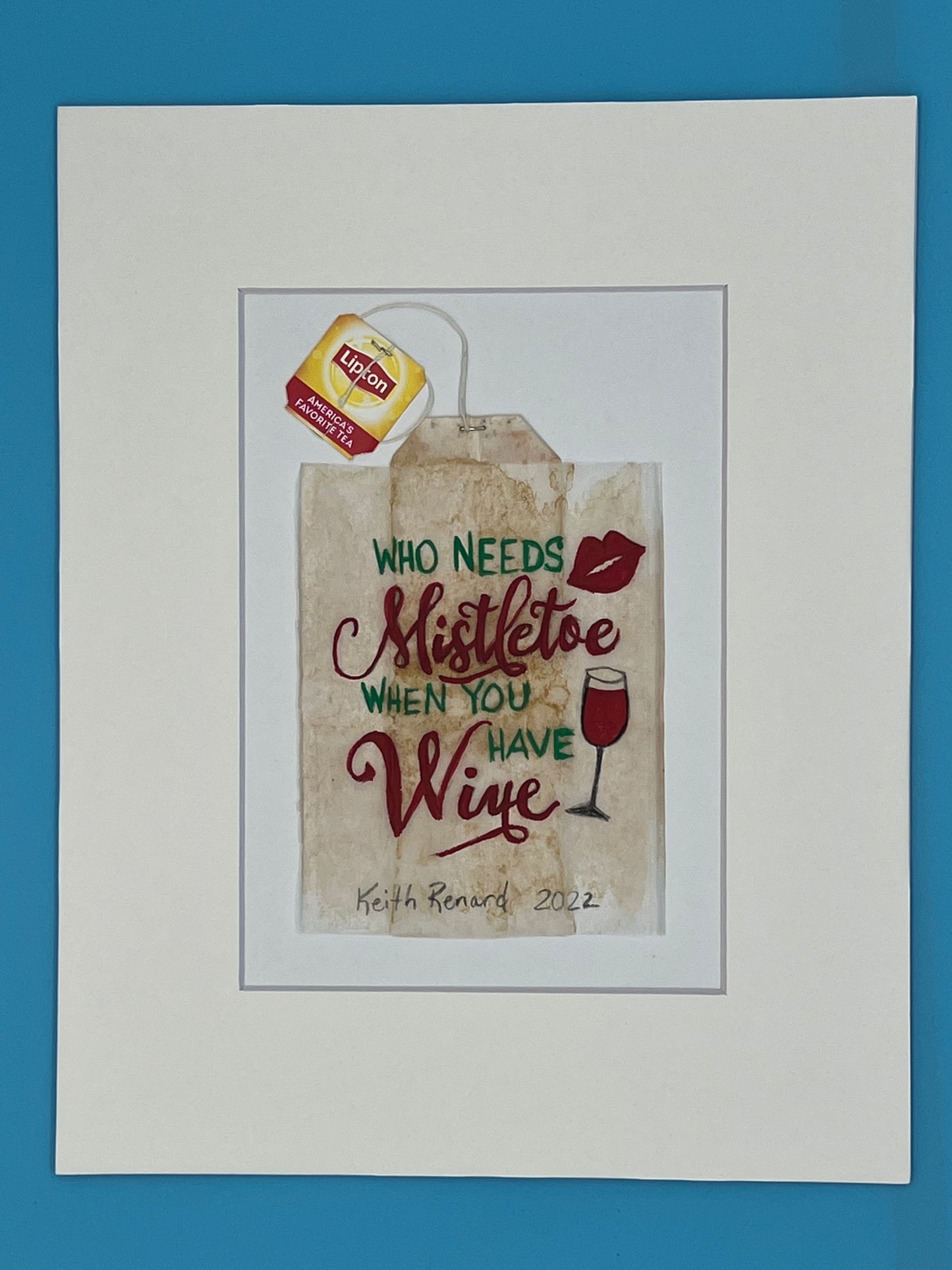 Christmas, who needs Mistletoe when you have Wine