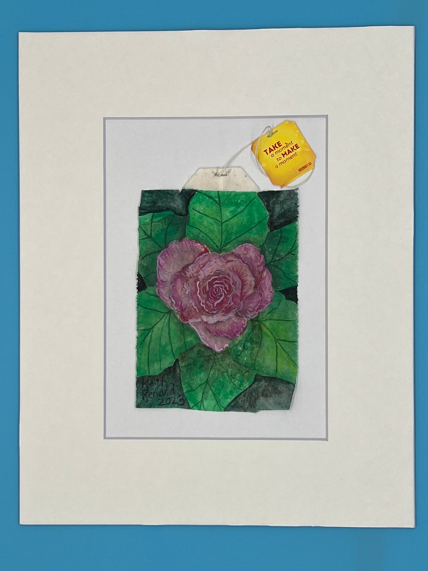Pink heart shaped rose