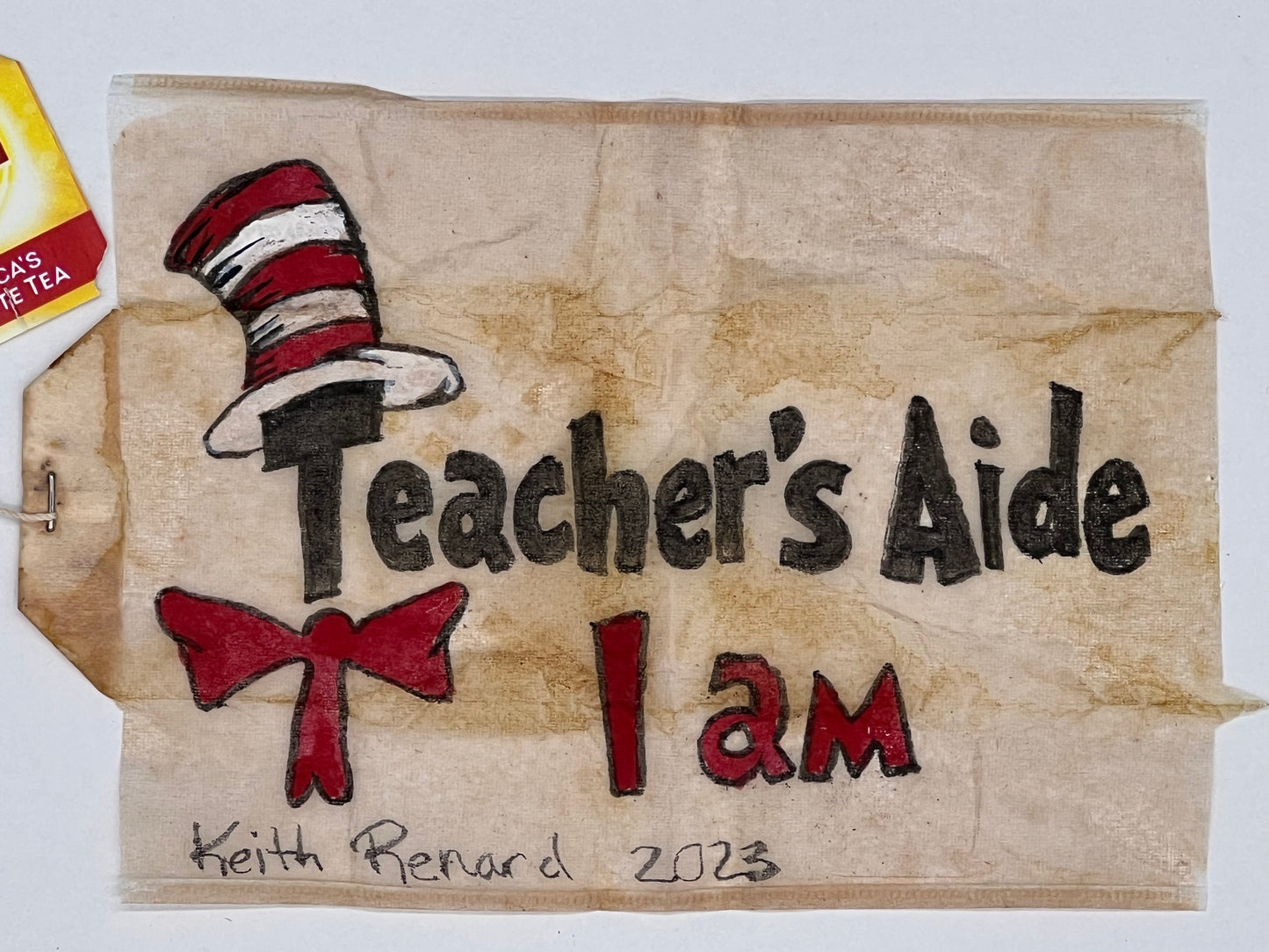 Cat in the Hat Teacher's Aide I am.