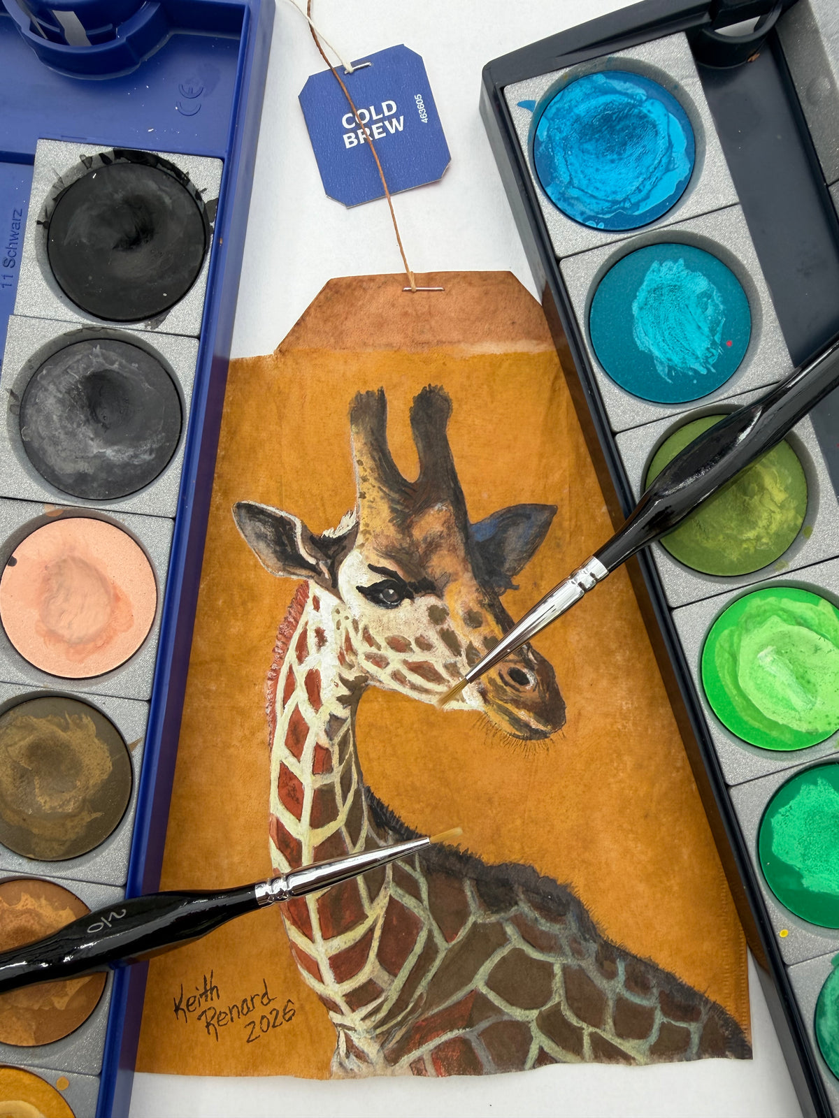 Philadelphia Zoo Art 11x14 framed