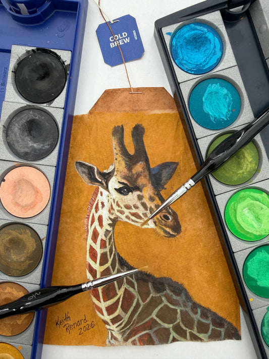 Philadelphia Zoo Art 11x14 framed