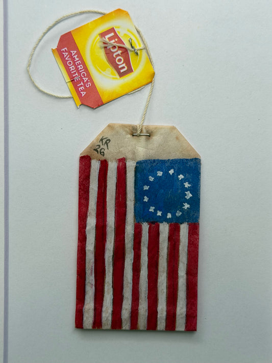 Mini Teabag Susan B Anthony flag
