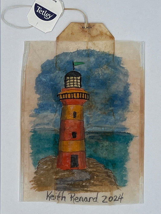 Yellow and Orange  Lighthouse