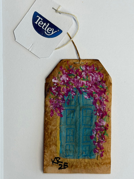 Mini Teabag Blue Door