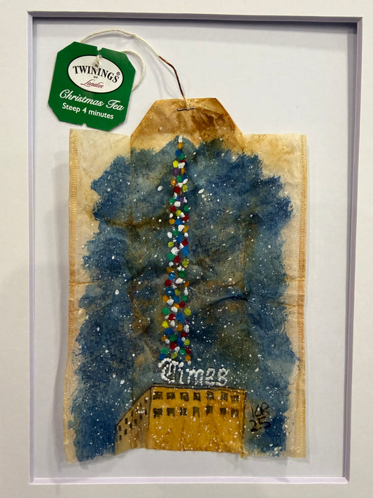 Scranton Times Tower at Christmas