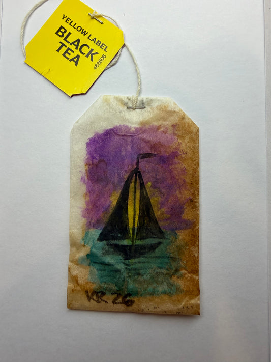 Mini Teabag Sailboat