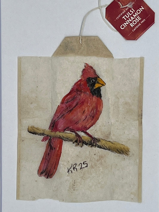 Cardinal facing right