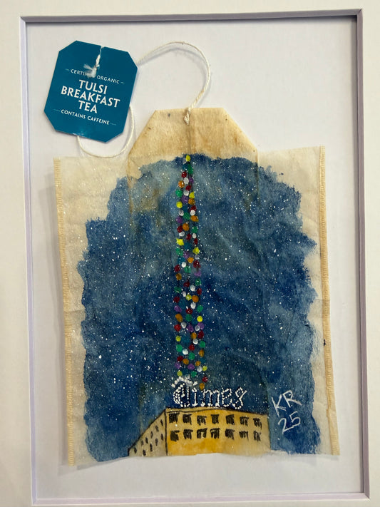 Scranton Times Tower at Christmas