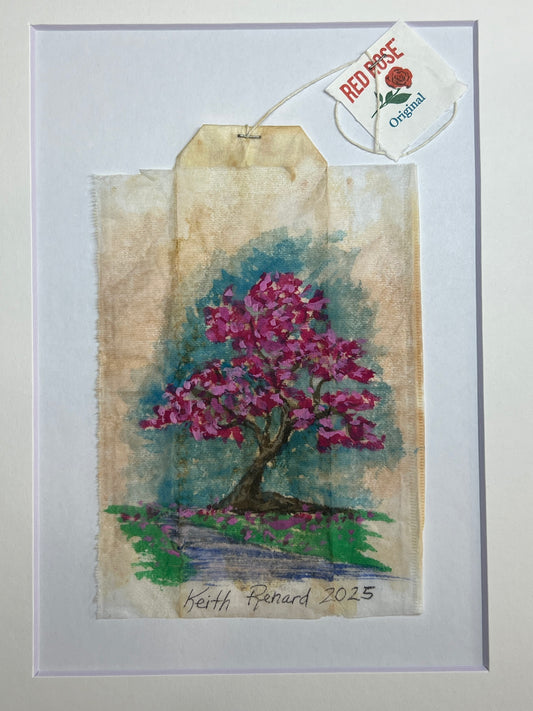 Cherry blossom tree brook