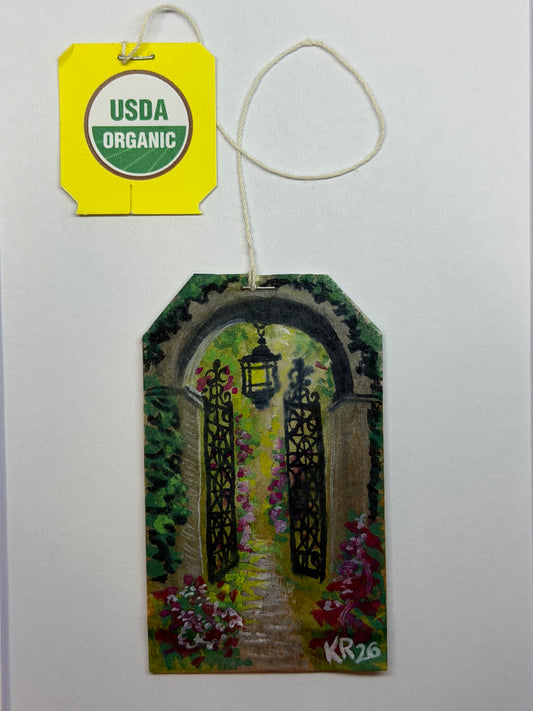 Mini Teabag Secret Garden Doors