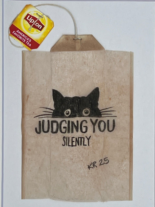 Judging you silently
