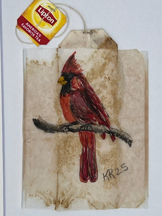 Cardinal facing left