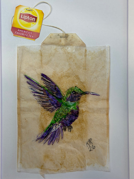 Hummingbird Purple and Green