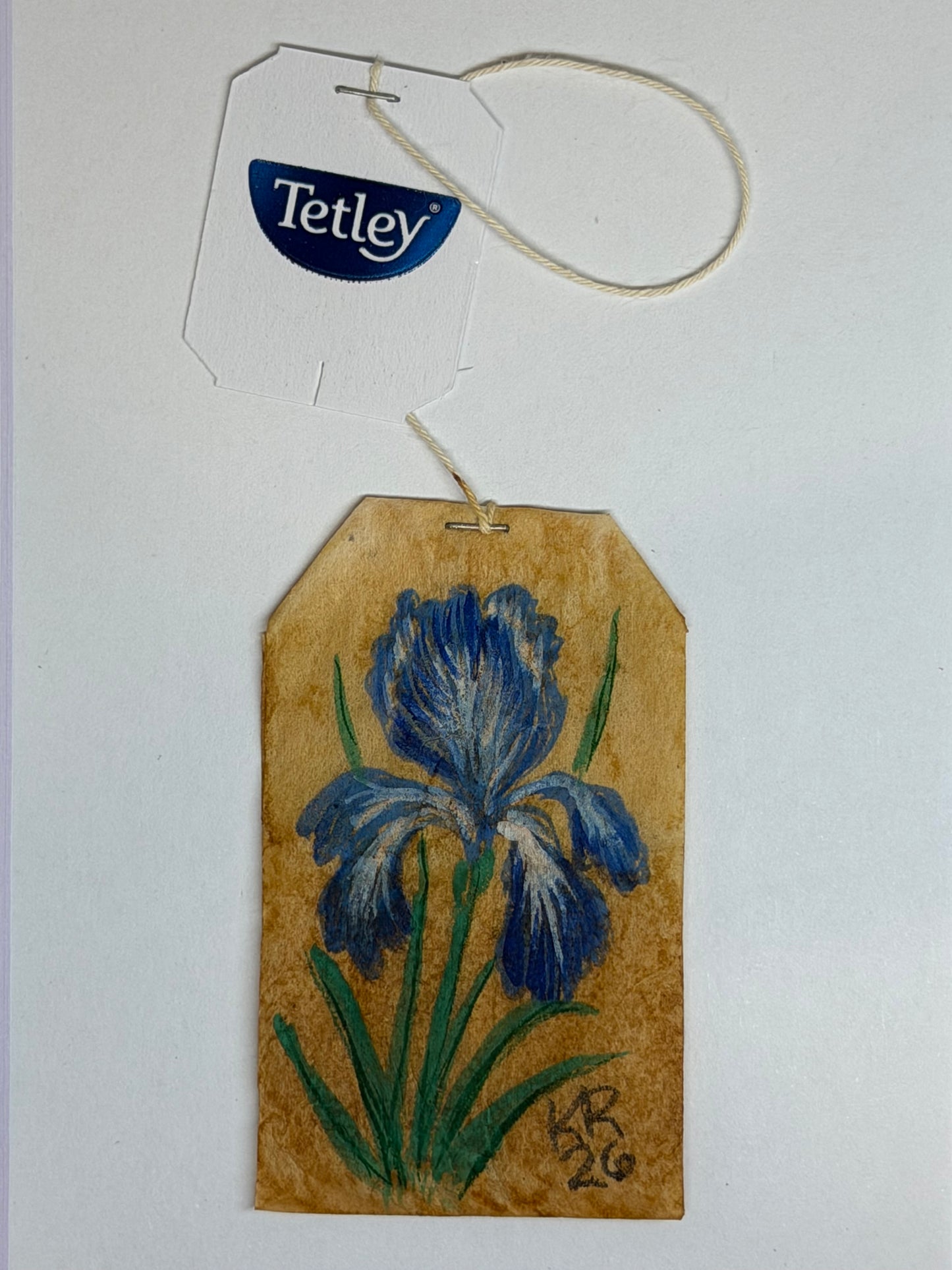 Mini Teabag Iris Blue