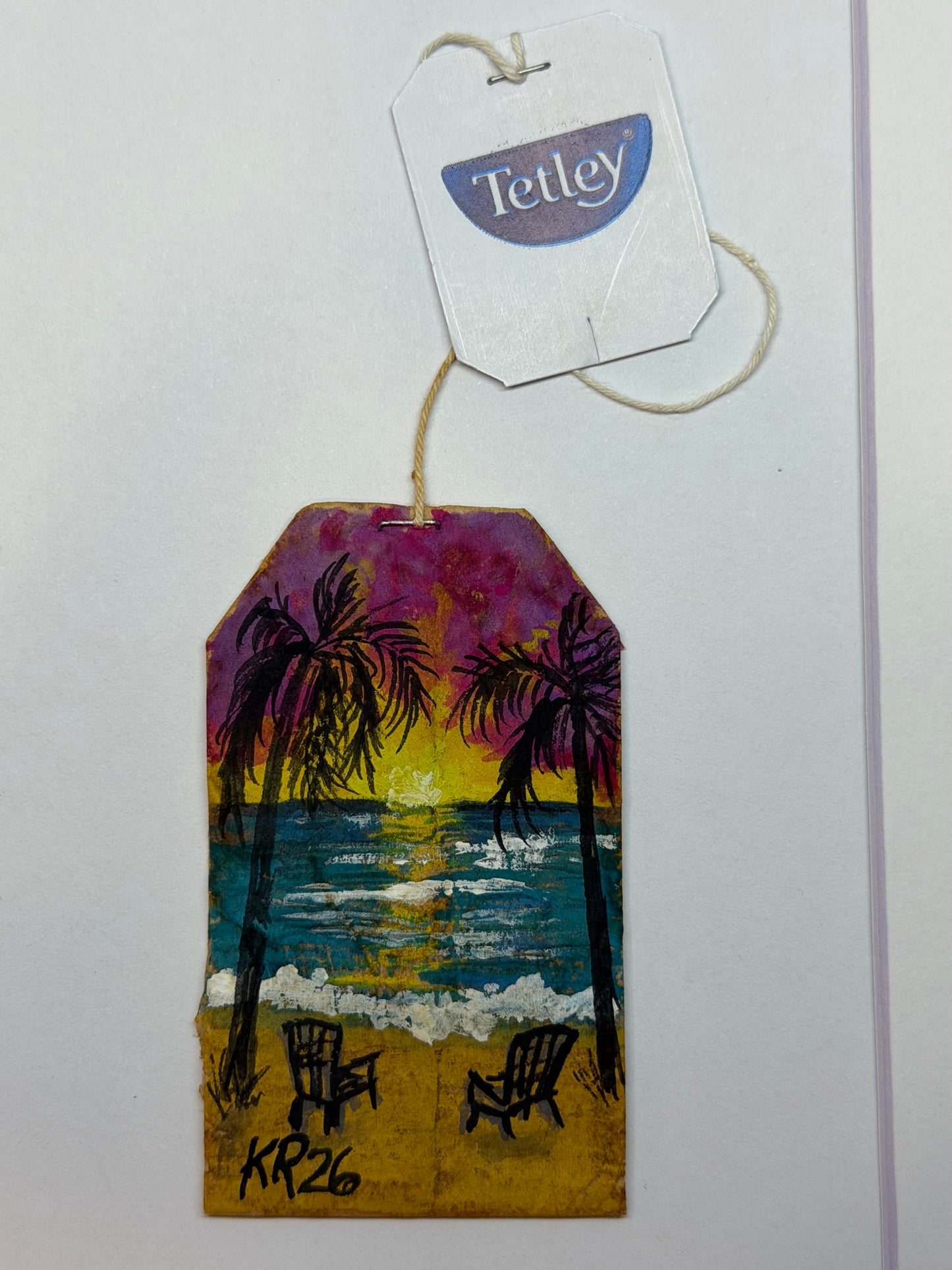 Mini Teabag Beach sunset