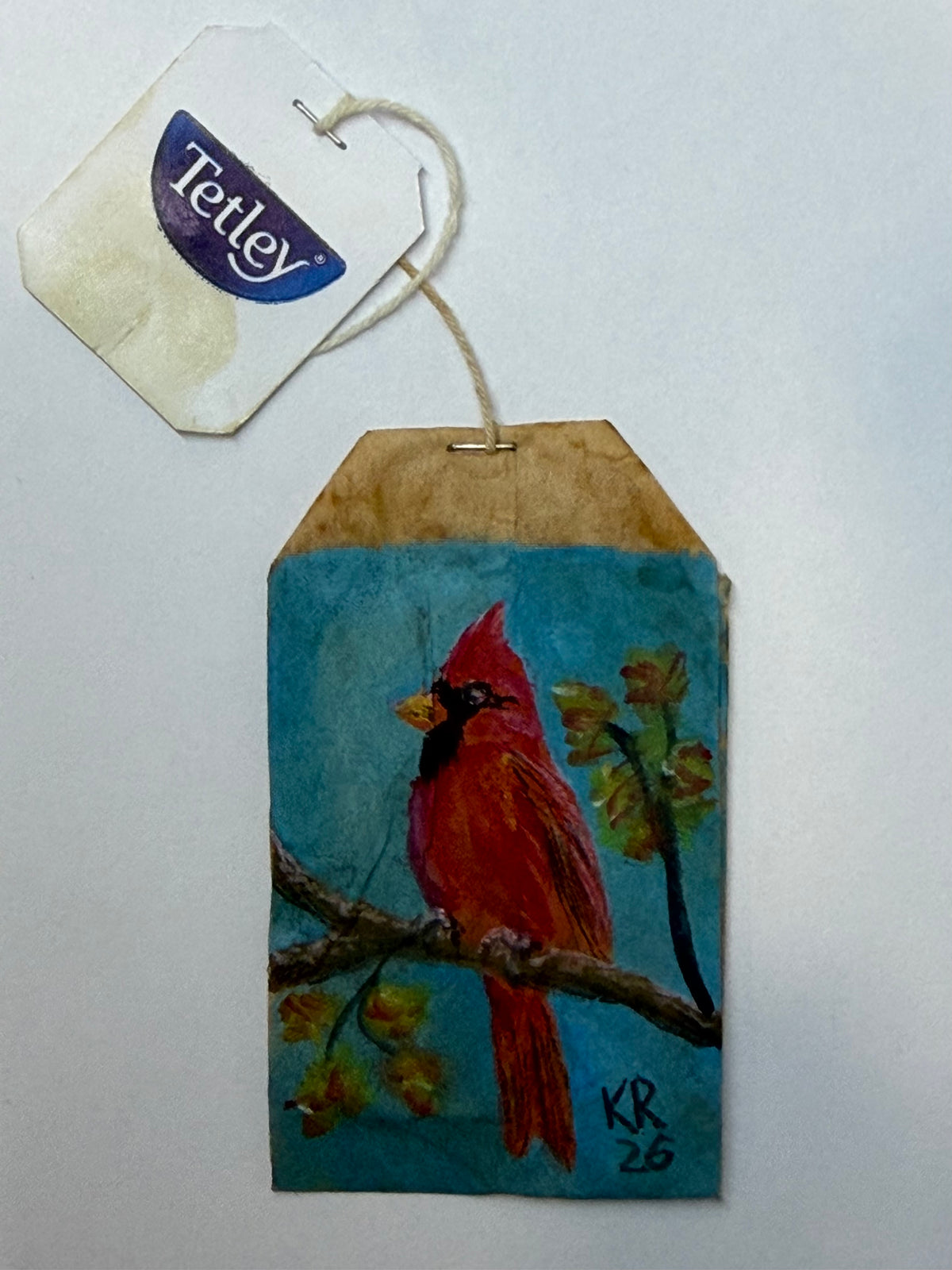 Mini Teabag Cardinal