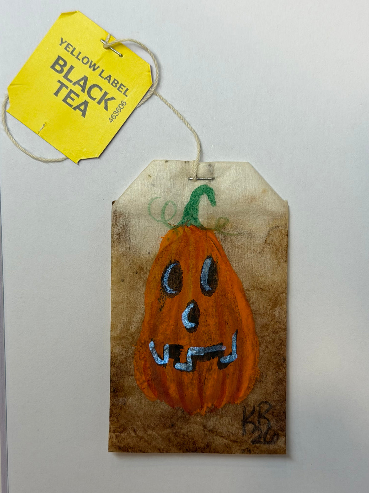 Mini Teabag Halloween Jack-o-Lantern