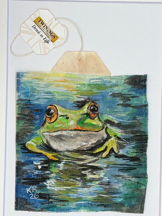Frog in water