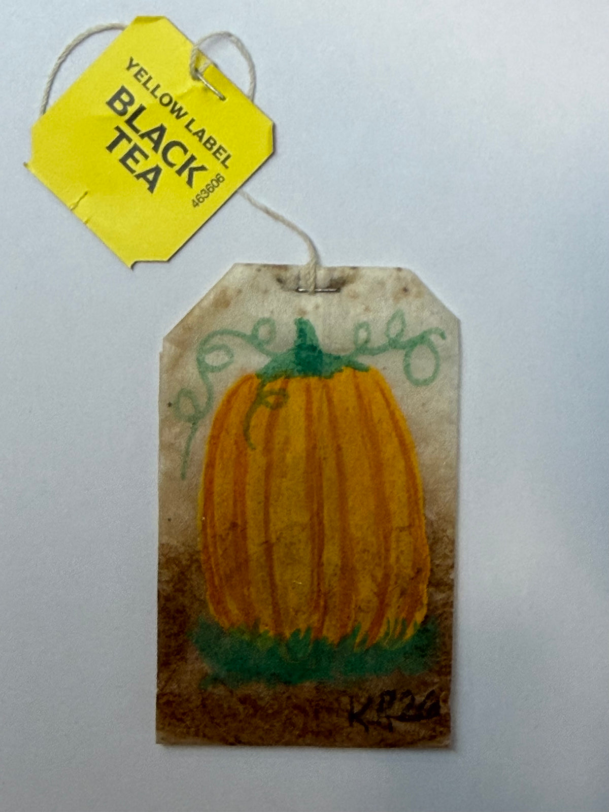 Mini Teabag Halloween Pumpkin