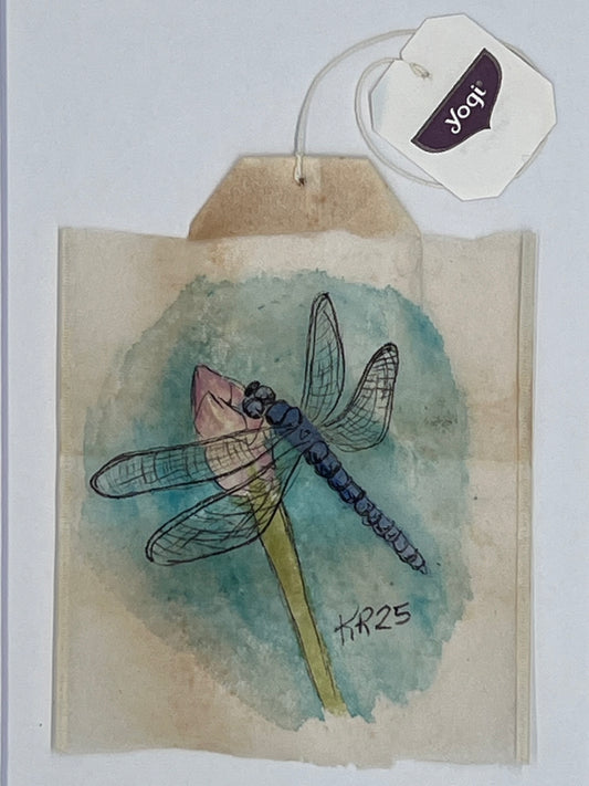Dragonfly on a flower